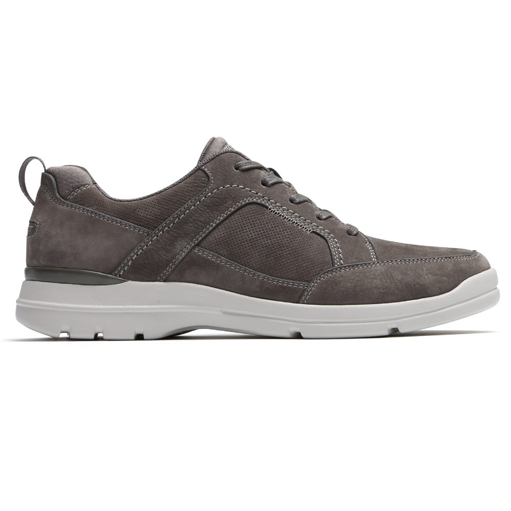 Tenis Rockport Homem Cinzentas Escuro - City Edge Lace-Up - 59028WREU